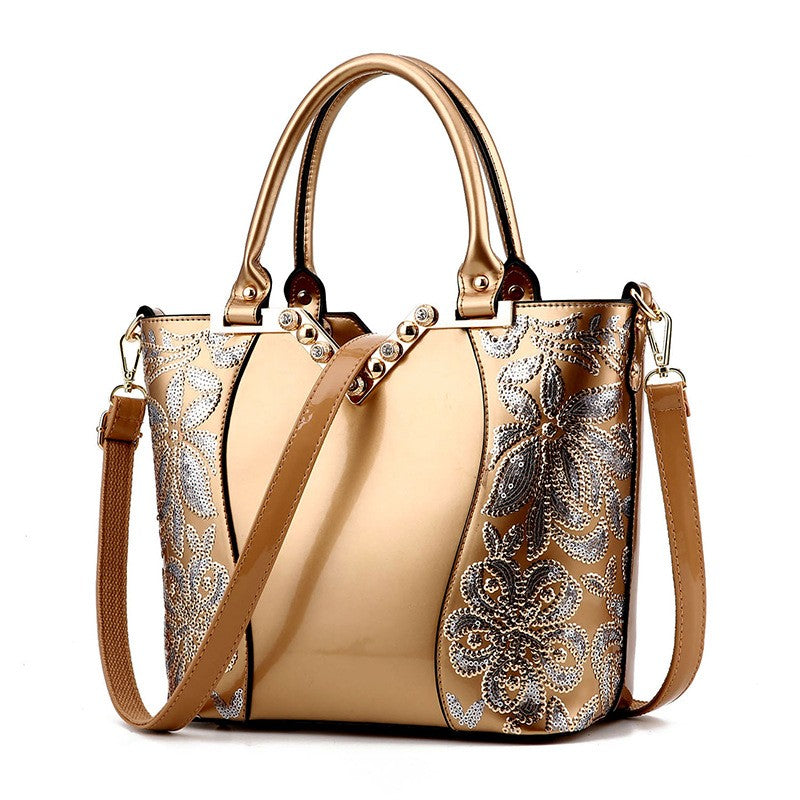 Floral Patterned Shoulder Bag