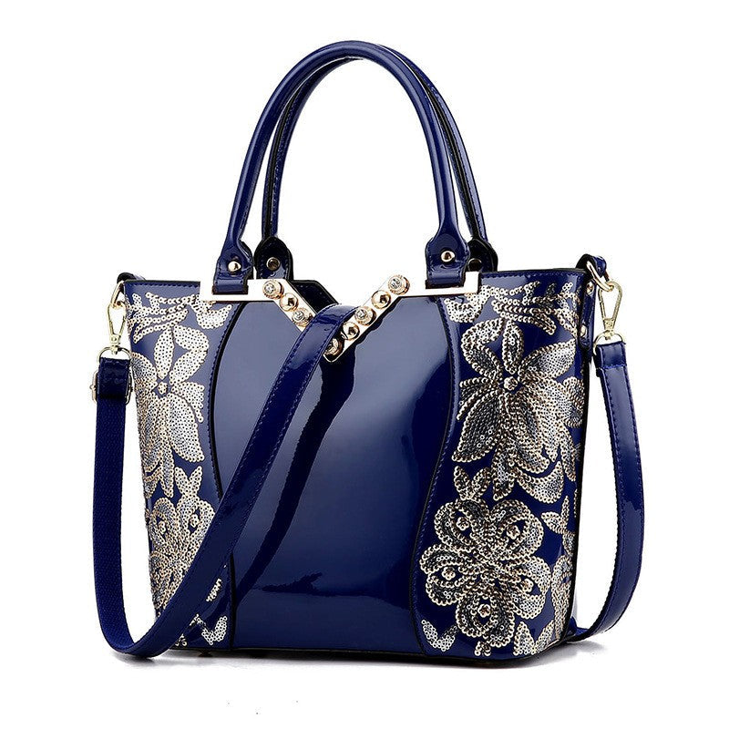 Floral Patterned Shoulder Bag