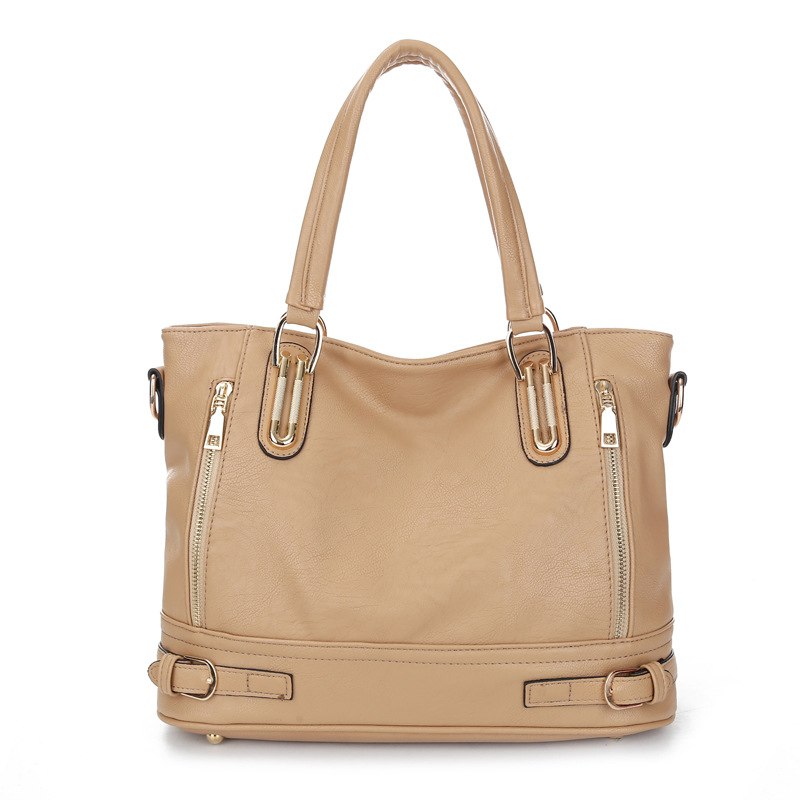 Classic Faux Leather Tote Bag for Women