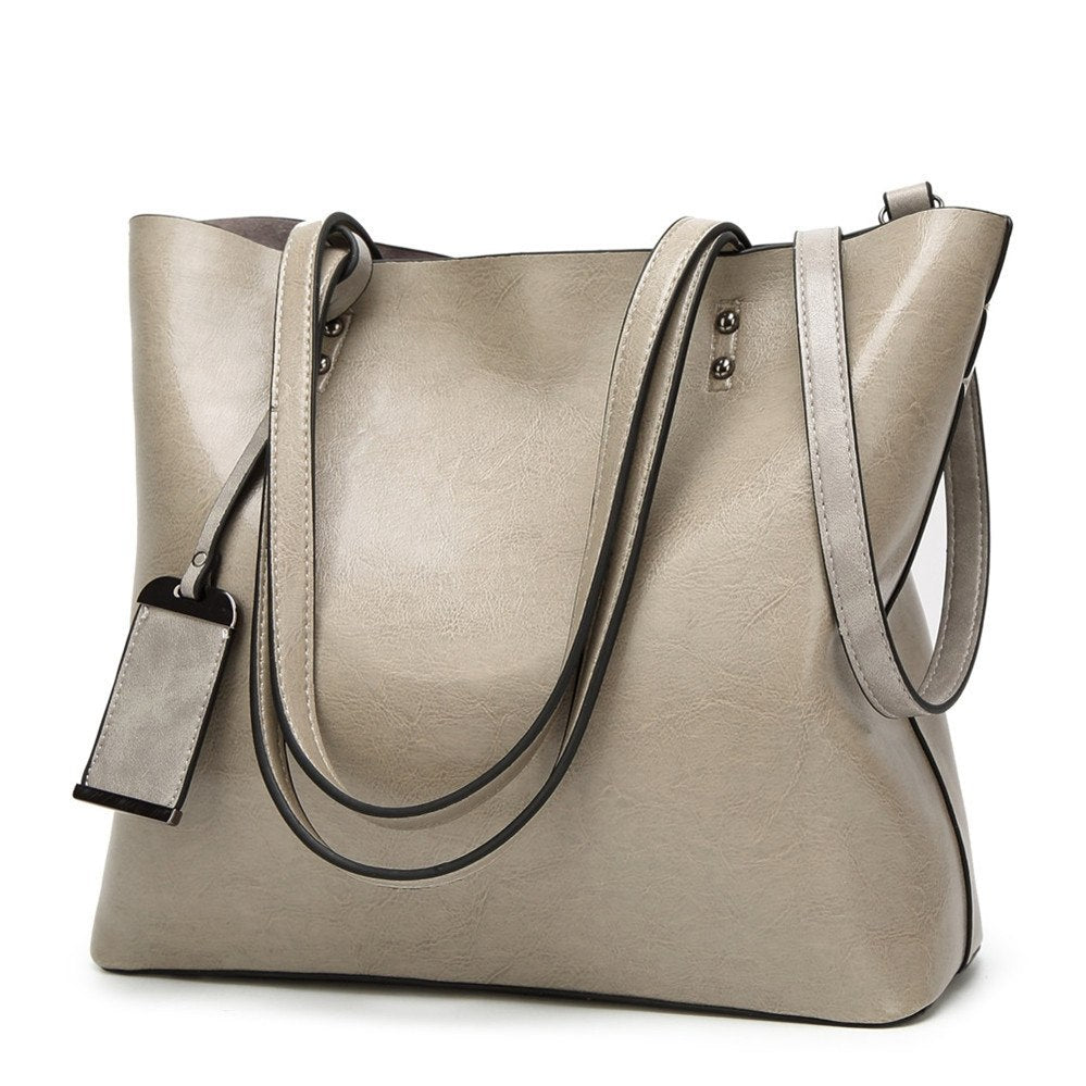 Large Leather Shoulder Bag