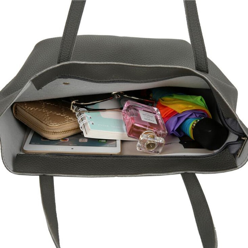 Soft Leather Shoulder Handbag