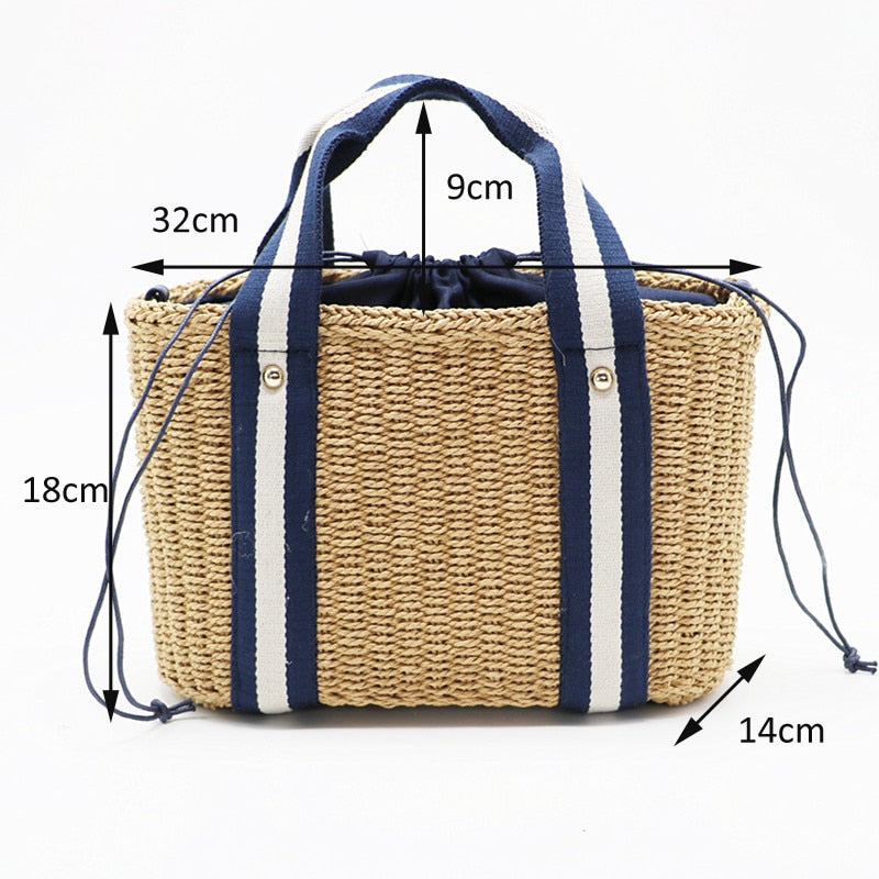 Bohemian Summer Straw Bag