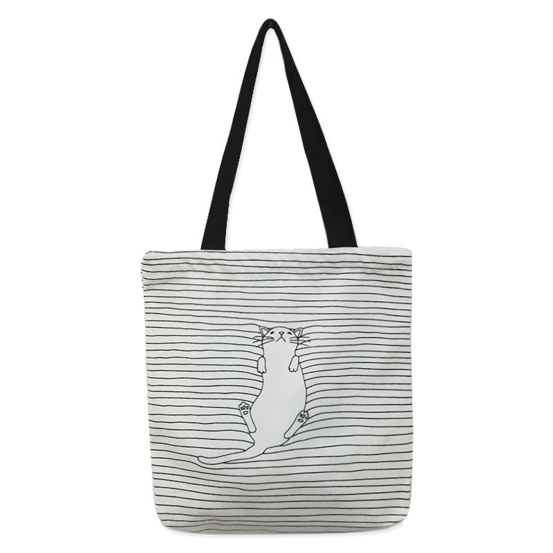 Foldable Shopping Canvas Tote Bag