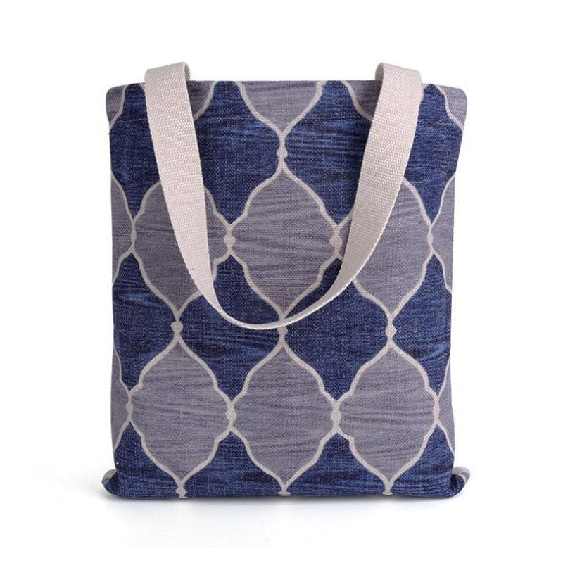 Foldable Shopping Canvas Tote Bag