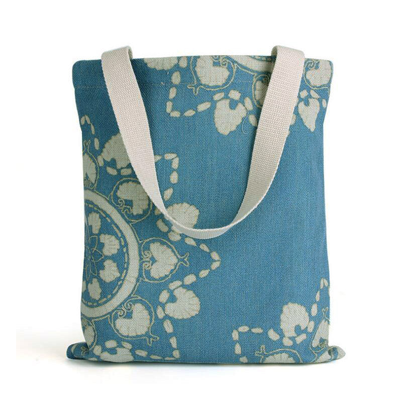 Foldable Shopping Canvas Tote Bag