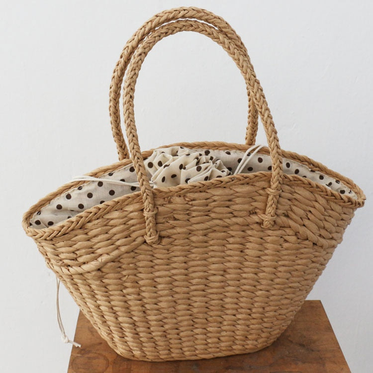 Boho Big Rattan Handbag