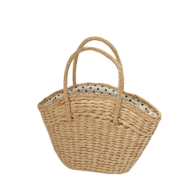 Boho Big Rattan Handbag