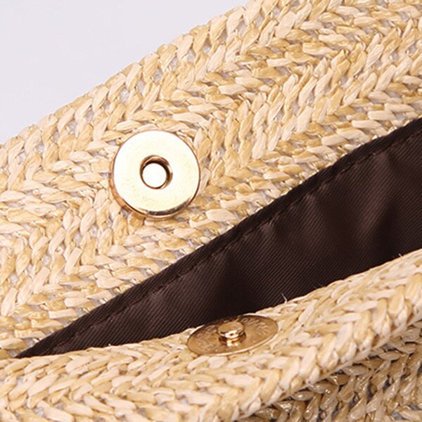 Straw Shoulder Bag for Women