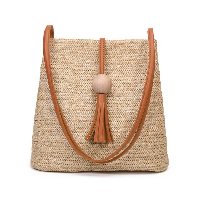 Straw Shoulder Bag for Women