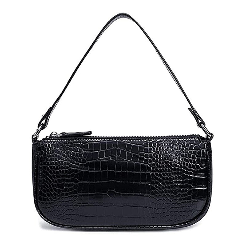 Retro Classic Crocodile Pattern Shoulder Bag