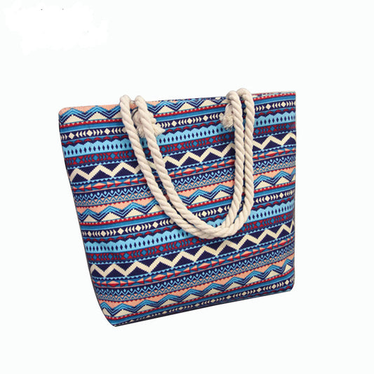 Women Patterned Tote Canvas Shoulder Bags
