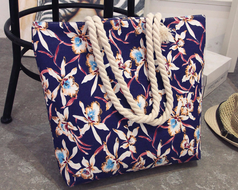 Women Patterned Tote Canvas Shoulder Bags