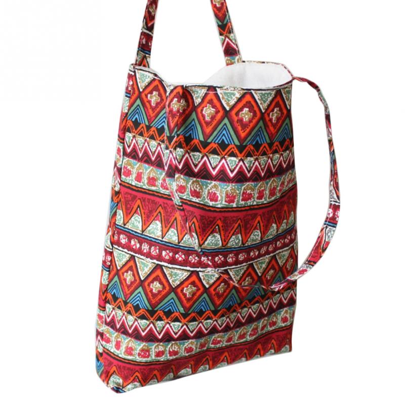 Patterned Casual Tote Bag