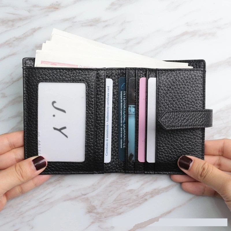 Solid Genuine Leather Wallet
