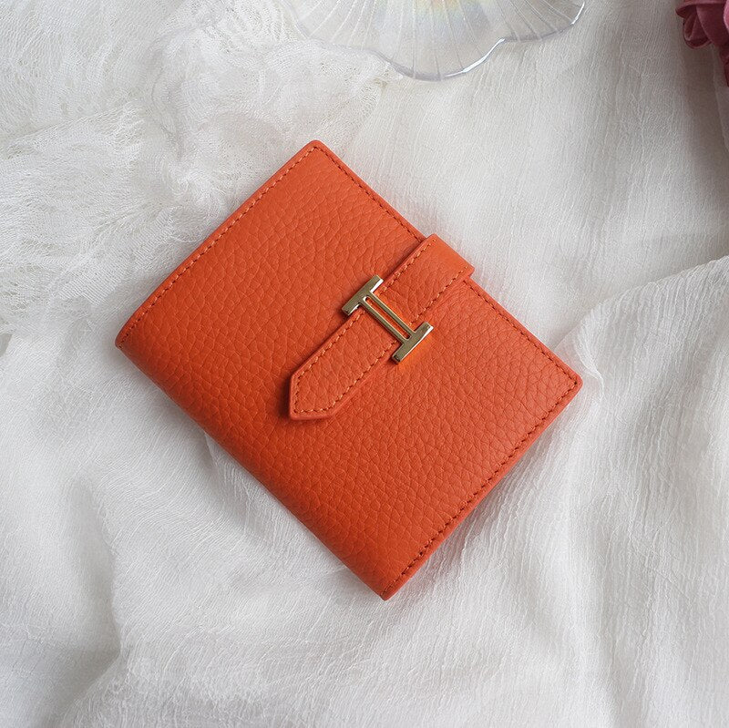 Solid Genuine Leather Wallet