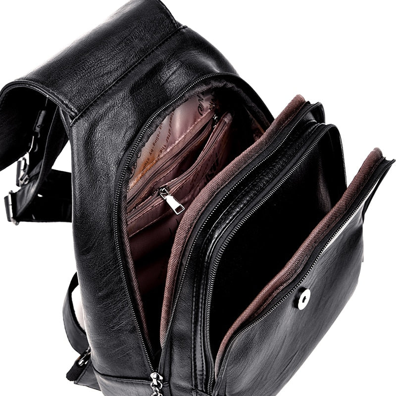 Leather Backpack for Women