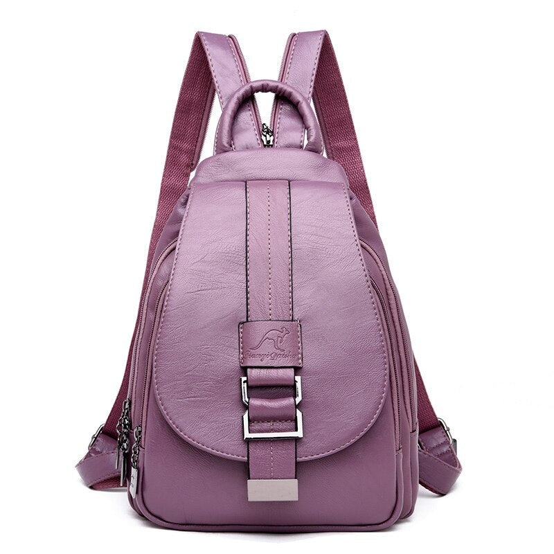 Leather Backpack for Women