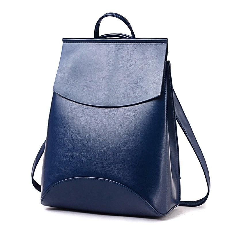 Laconic Style Eco-Leather Backpack