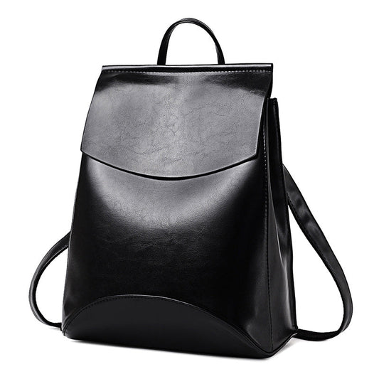 Laconic Style Eco-Leather Backpack