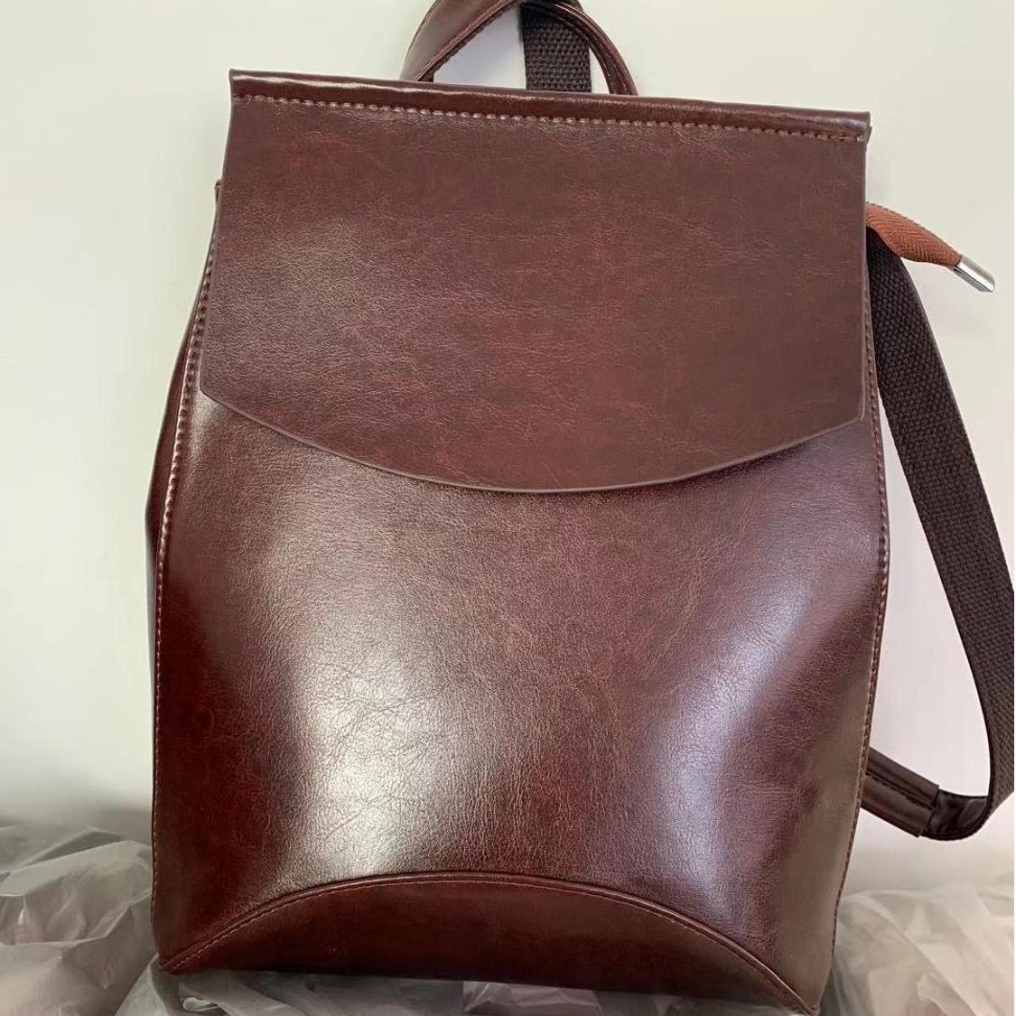 Laconic Style Eco-Leather Backpack