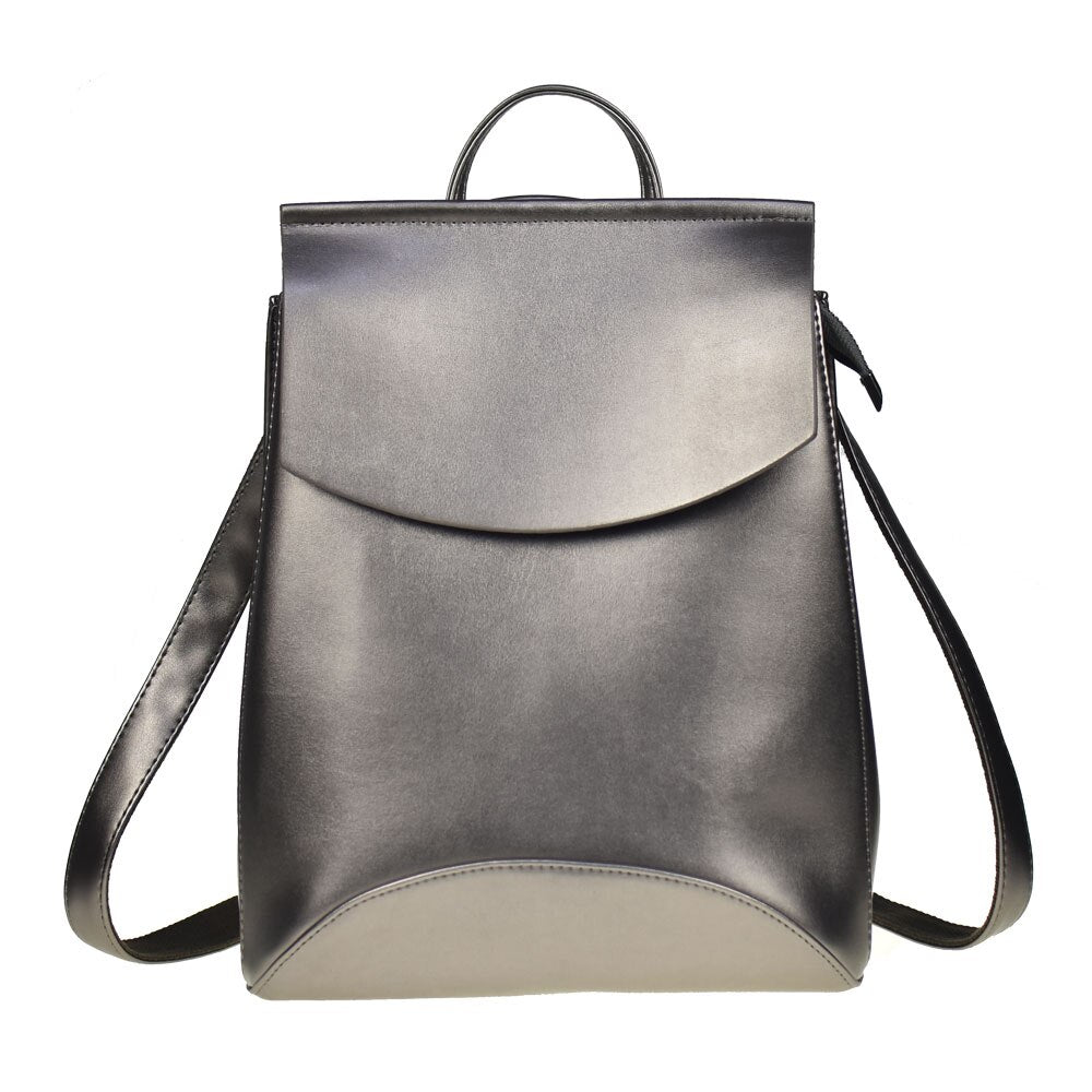 Laconic Style Eco-Leather Backpack