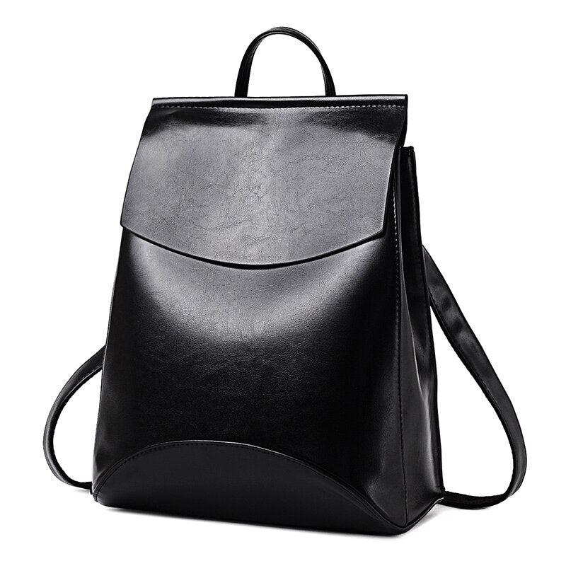 Laconic Style Eco-Leather Backpack