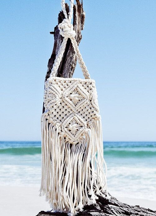 Fashion Bohemian Crochet Crossbody Bag for Women
