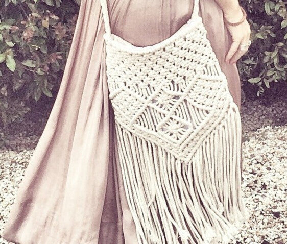 Fashion Bohemian Crochet Crossbody Bag for Women