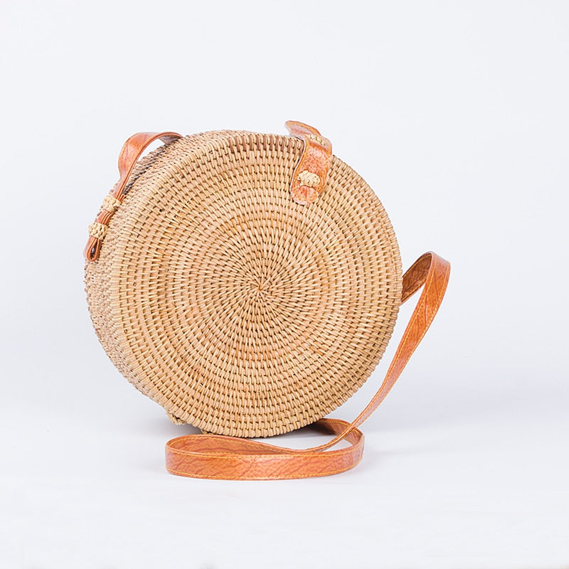 Bohemian Straw Shoulder Bag