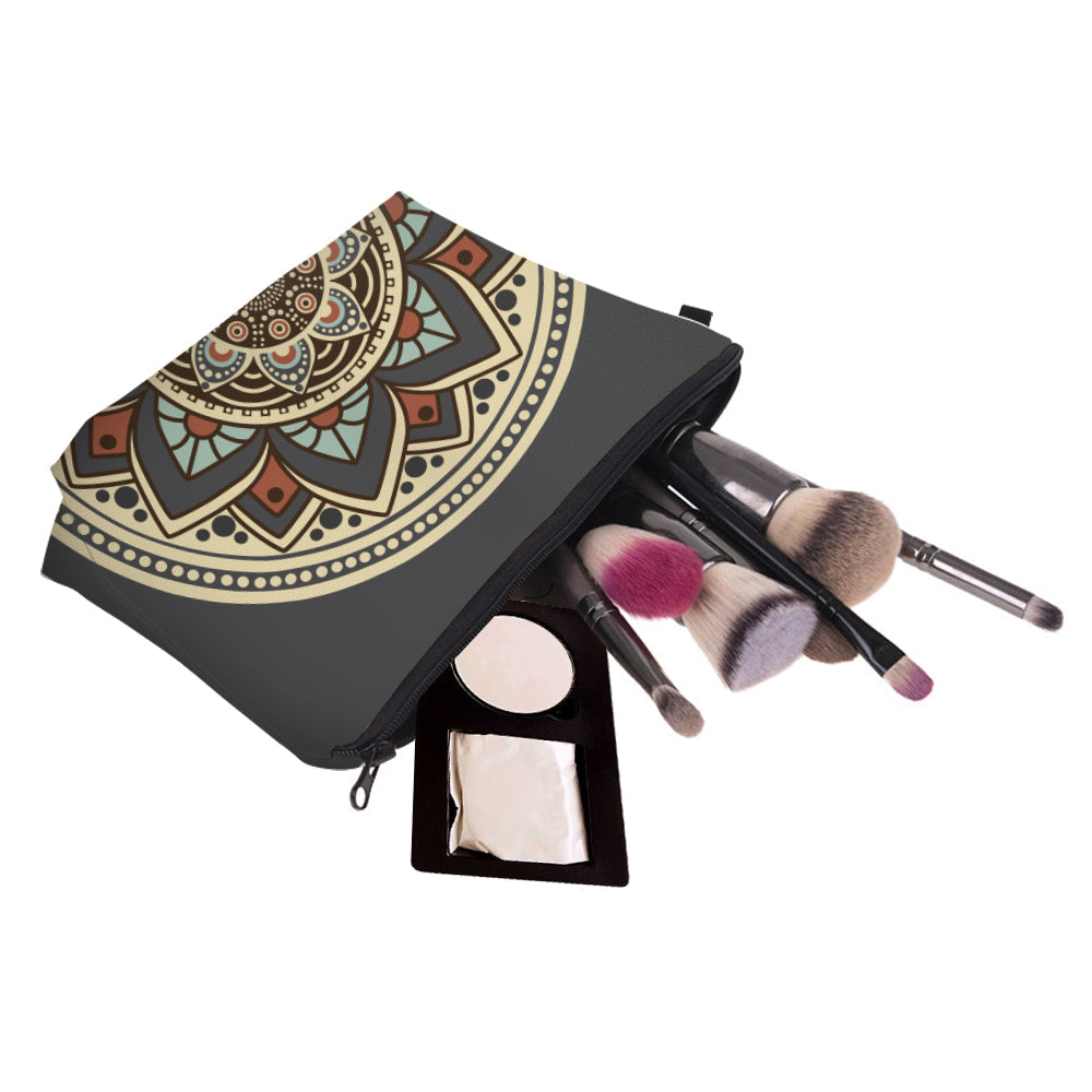 Vintage 3D Printed Cosmetic Bag