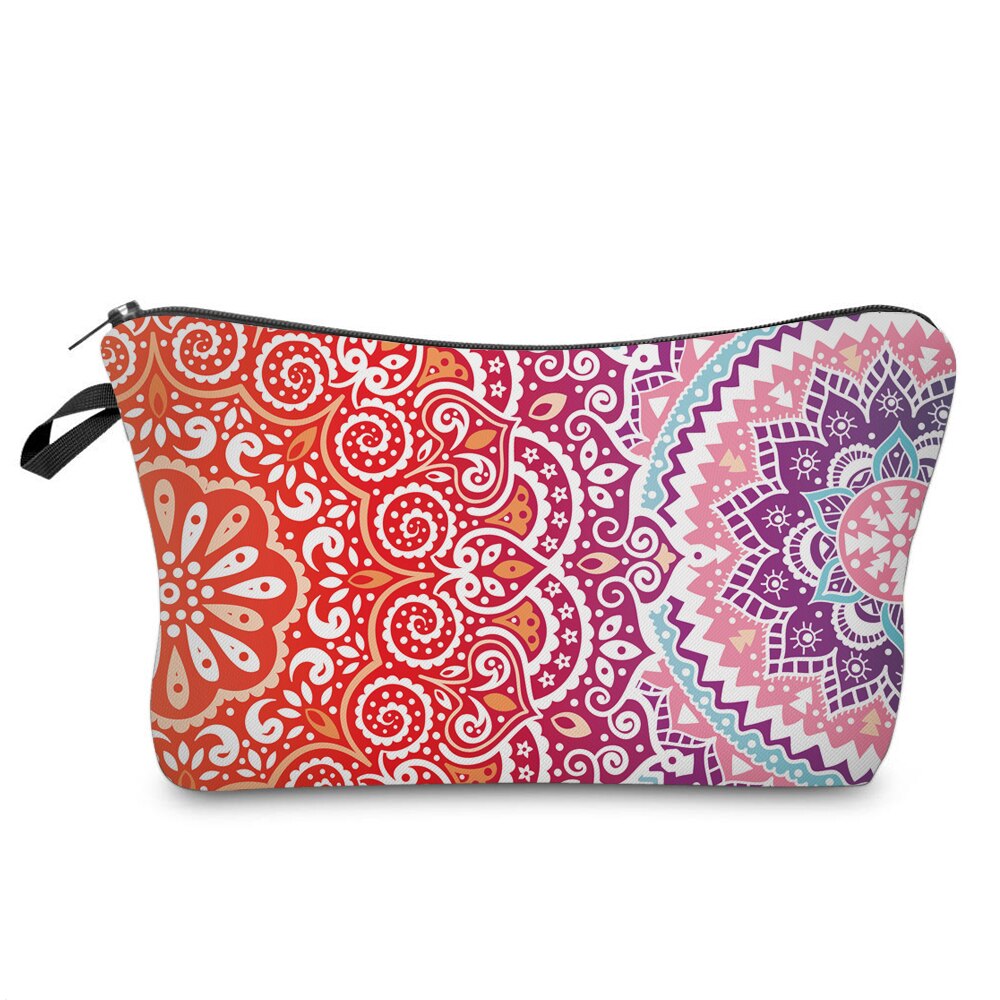 Vintage 3D Printed Cosmetic Bag