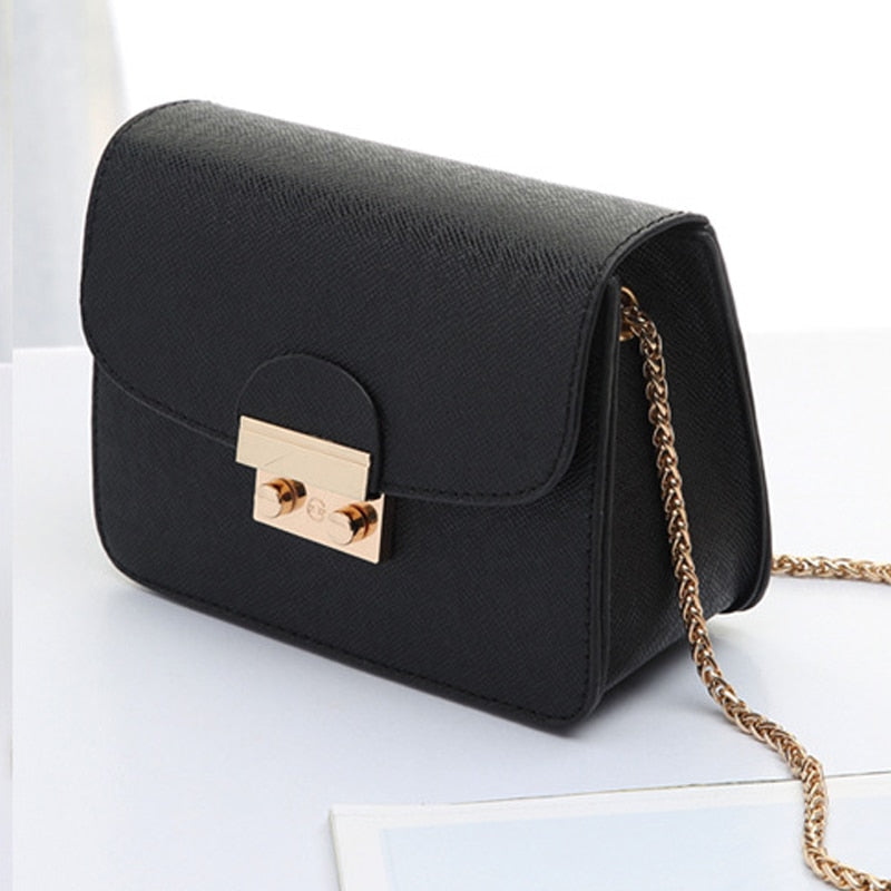 Classic Leather Shoulder Bag