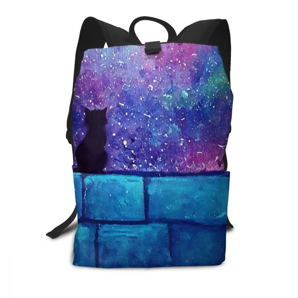 Half Moon Printed Backpack