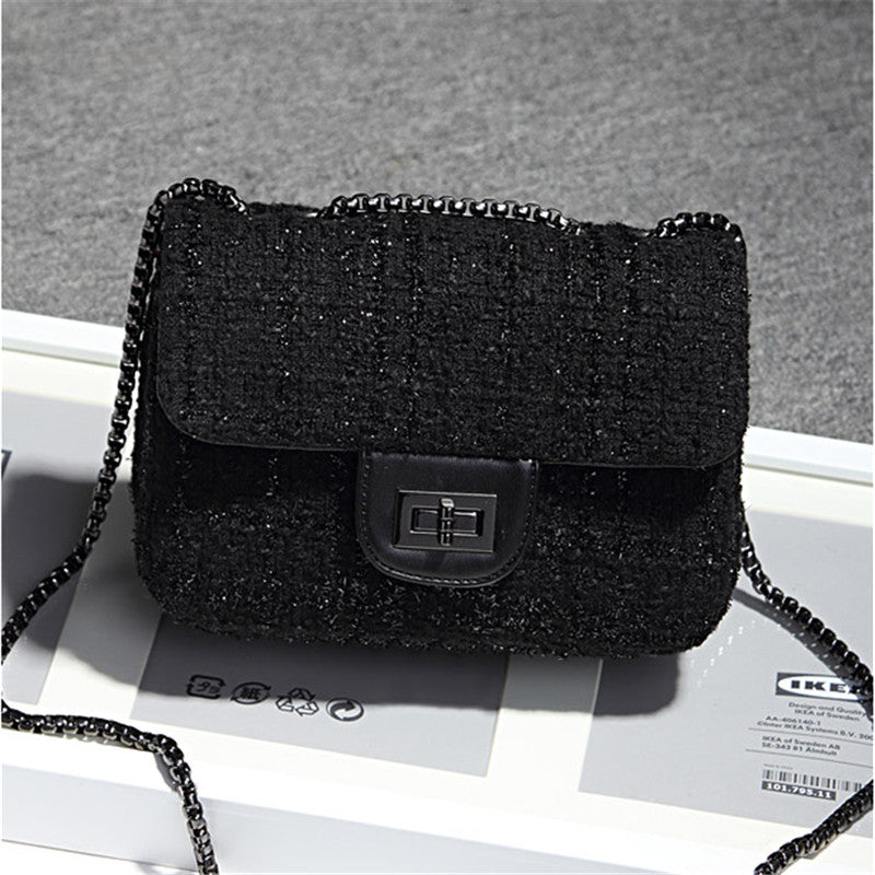 Glittery Wool Evening Bag