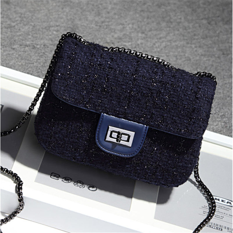 Glittery Wool Evening Bag