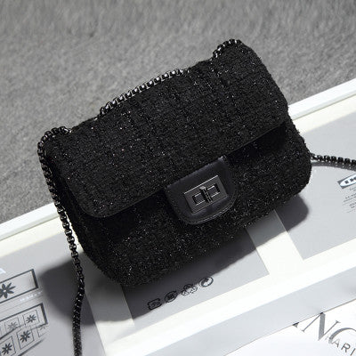 Glittery Wool Evening Bag