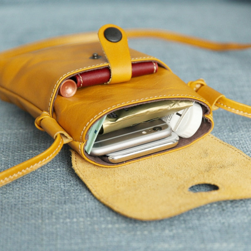 Leather Mini Crossbody Bag