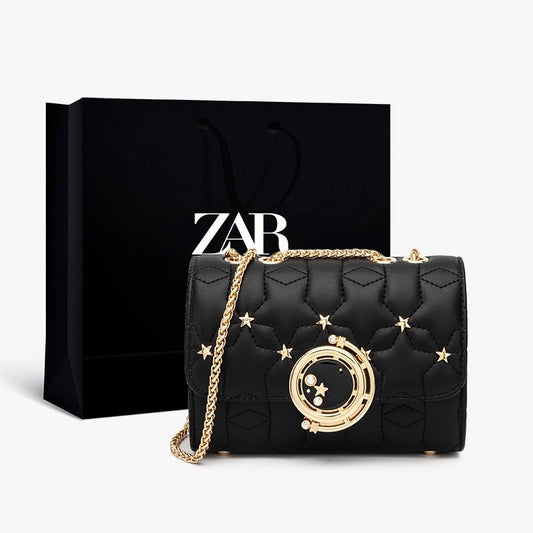 Leather Shoulder Bags With Stars