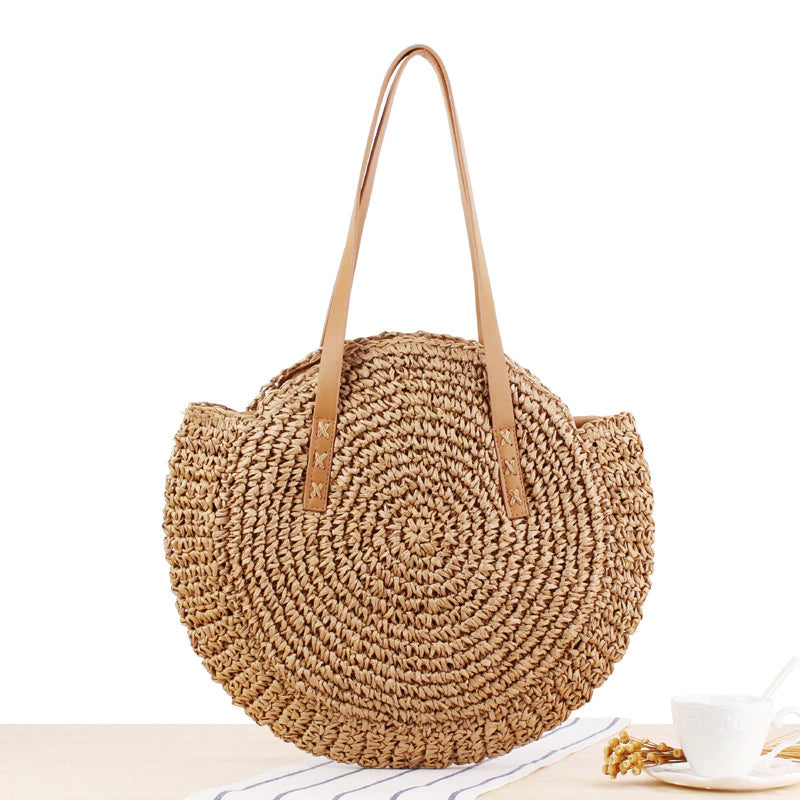 Round Straw Bag