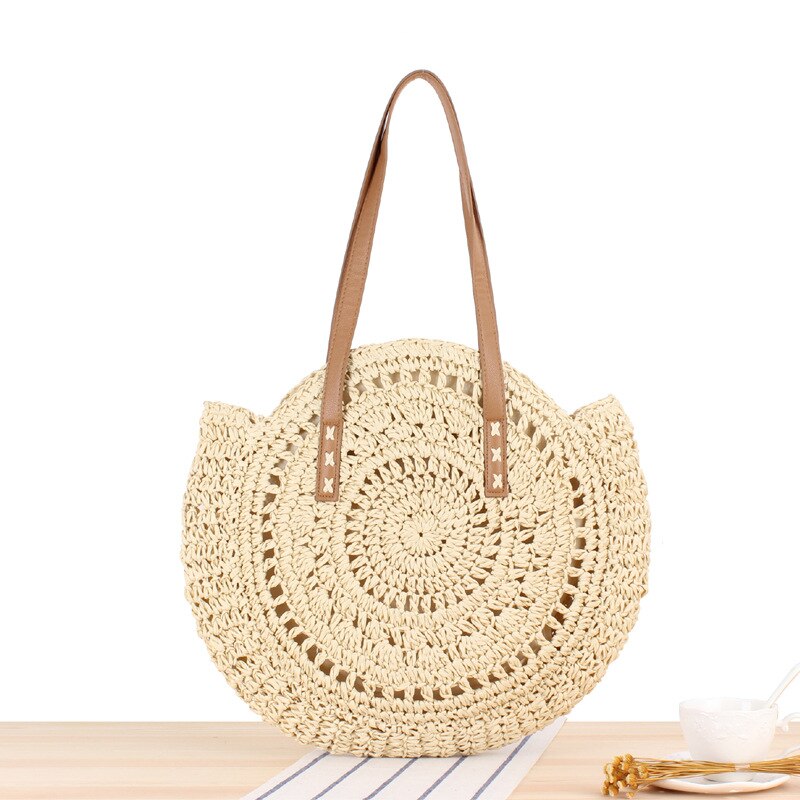 Round Straw Bag