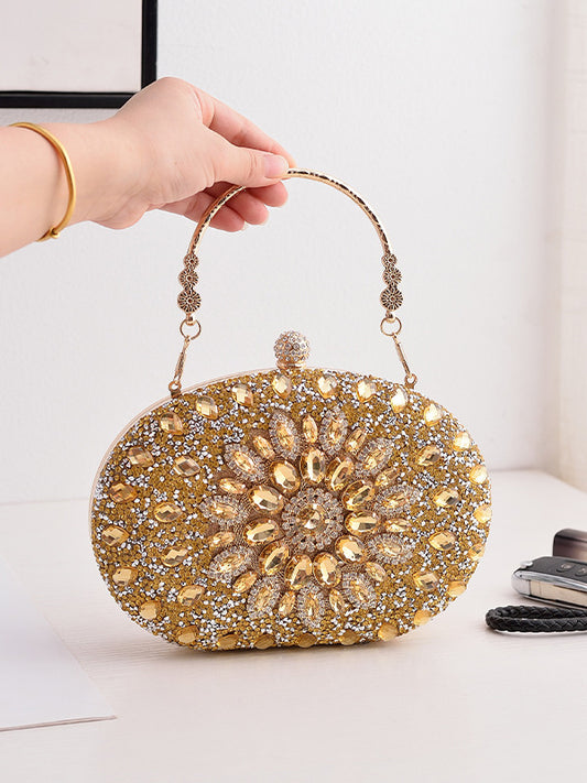 Geometric Shiny Split-Joint Handbags Bags Accessories Bags