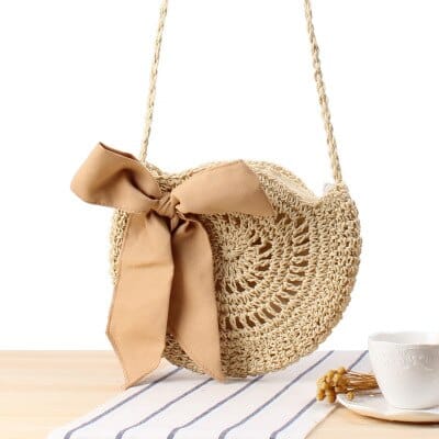 Vintage Styled Straw Bag