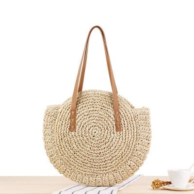 Vintage Styled Straw Bag