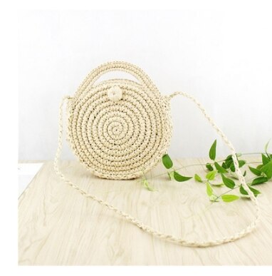 Vintage Styled Straw Bag