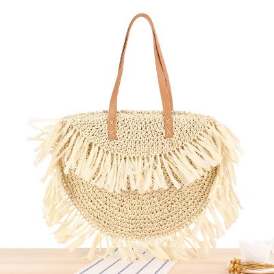 Vintage Styled Straw Bag