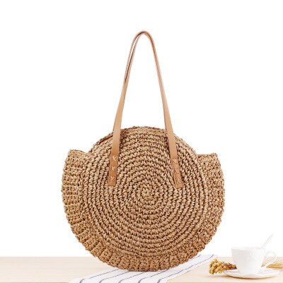 Vintage Styled Straw Bag