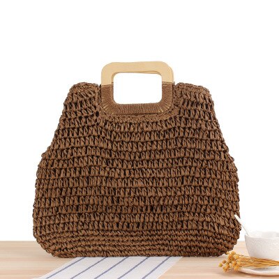Vintage Styled Straw Bag