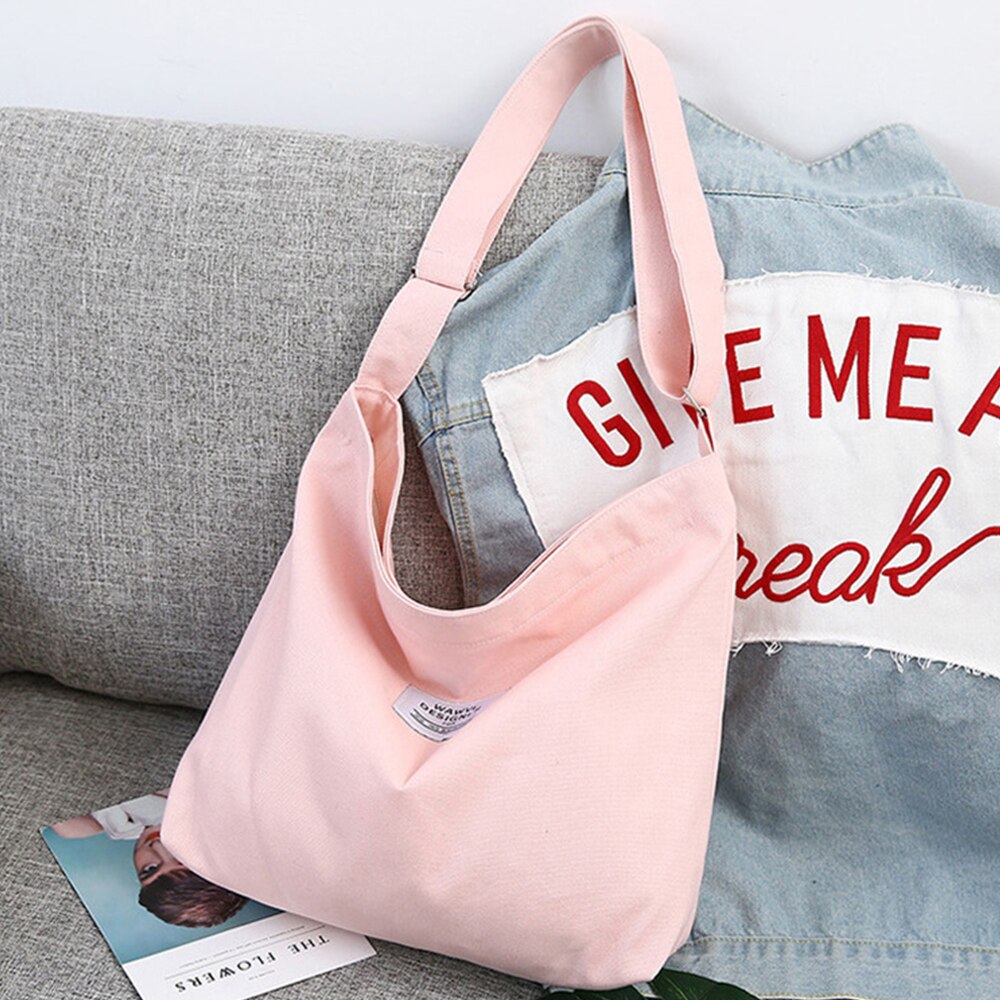 Retro Style Canvas Shopping Bag