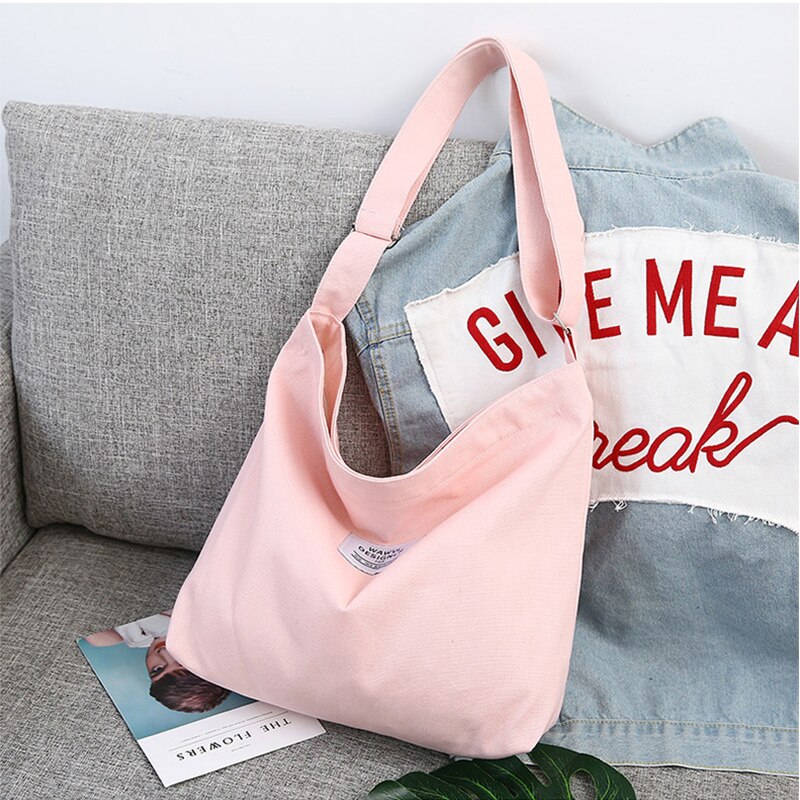 Retro Style Canvas Shopping Bag