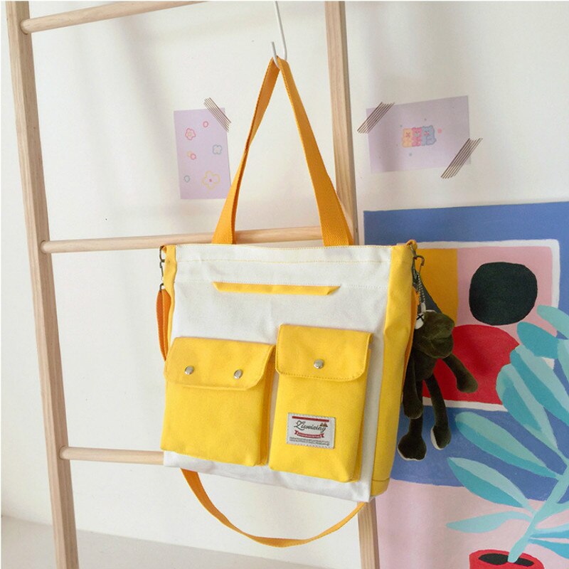 Double Pocket Canvas Bag